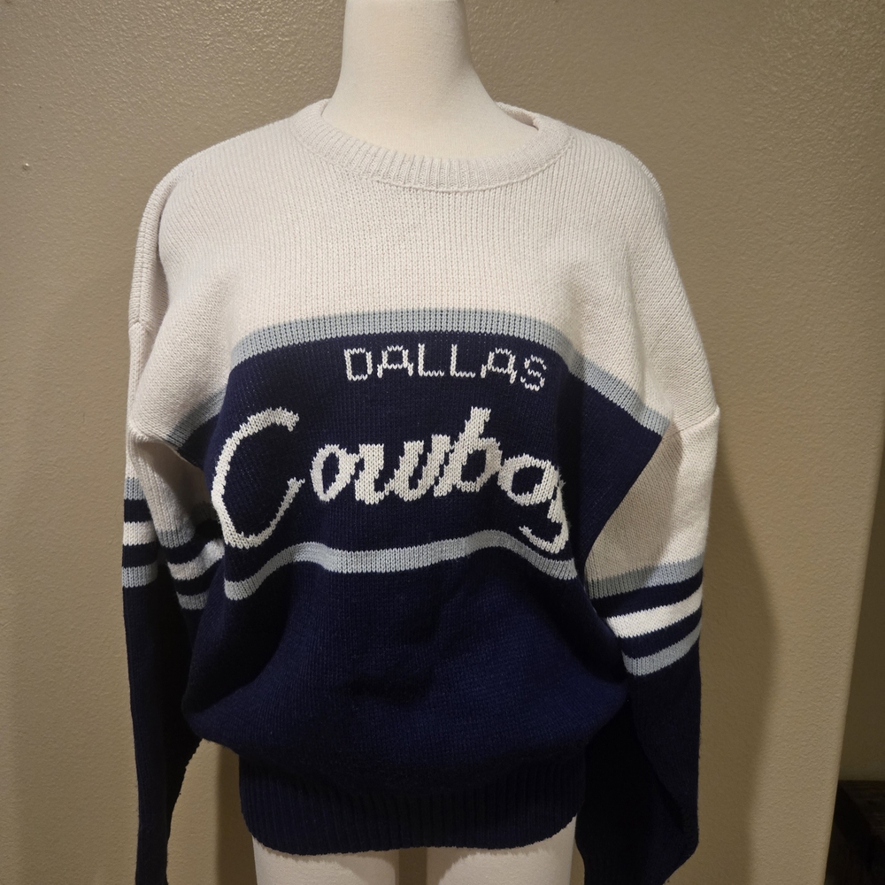 Rare Vintage NFL Pro Line Dallas Cowboys Cliff Engle Men's Wool Blend Sweater L